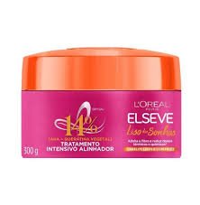 CREME HIDRATANTE ELSEVE LISO DOS SONHOS AHA+QUERATINA 300G