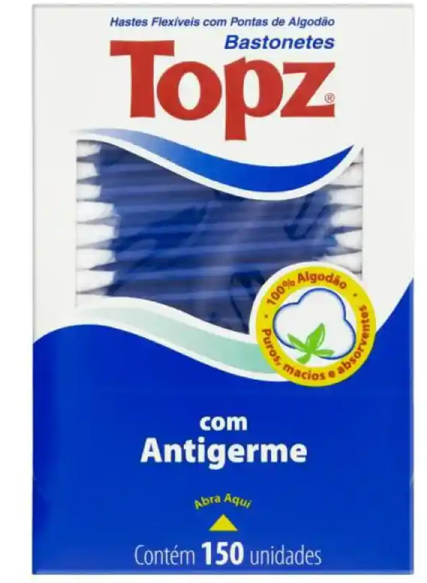 COTONETE HASTE FLEXIVEL TOPZ 150UN