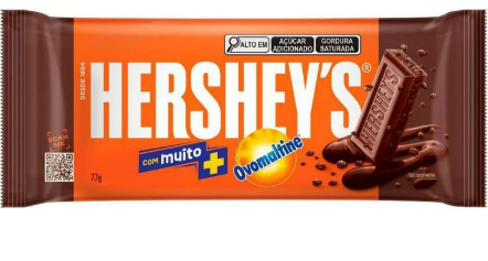 HERSHEYS CHOCOLATE OVOMALTINE 77G
