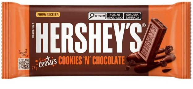 HERSHEYS COOKIES N CHOCOLATE 77G