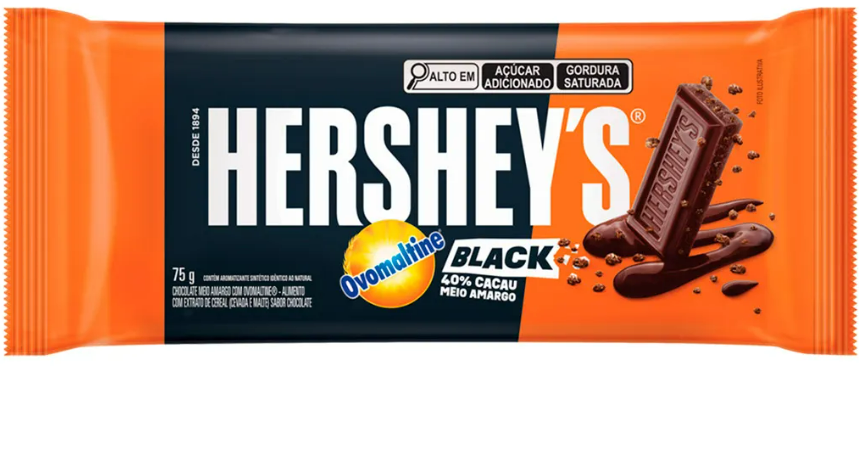 HERSHEYS OVOMALTINE MEIO AMARGO 75G
