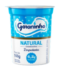IOGURTE INTEGRAL NATURAL GOIANINHO 160G