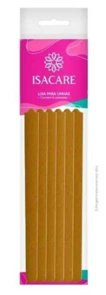 ISACARE BOTANIC LIXA P/ UNHA 6UN