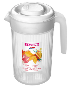 JARRA PLASTICO SANREMO 2L