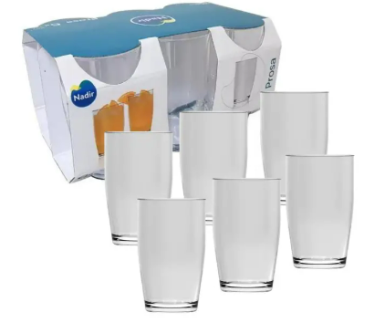 JOGO COPO PROSA NADIR 300ML 6X1