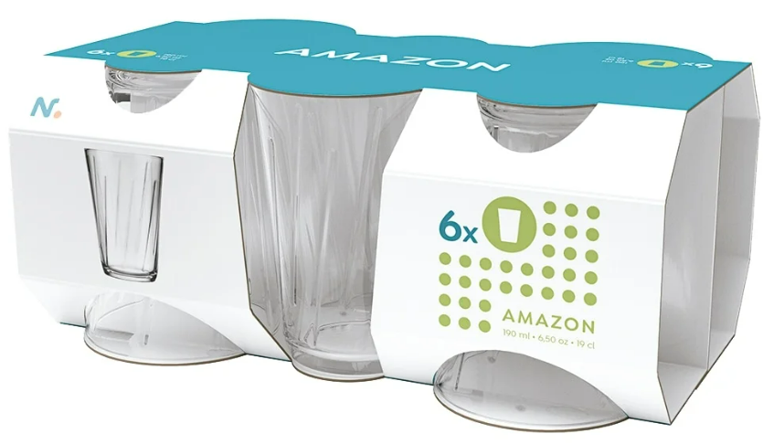 JOGO DE COPO AMAZON 190ML