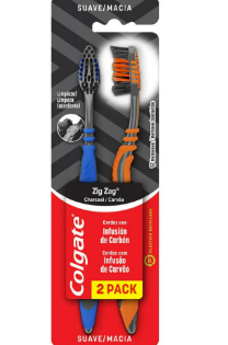 ESCOVA DENTAL COLGATE ZIG ZAG CARVAO