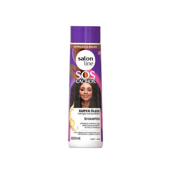 SHAMP SALON LINE SOS CACHOS 300ML