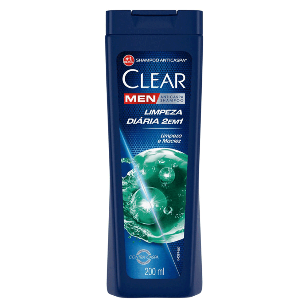 SHAMP CLEAR MEN 2X1 LIMPEZA DIARIA 400ML