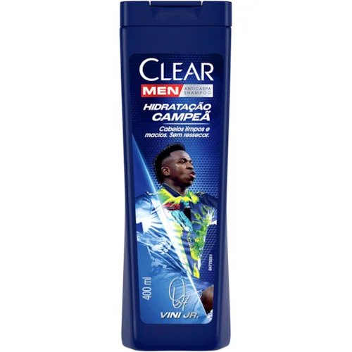 SHAMP ANTICASPA CLEAR MEN HIDRATACAO CAMPEA 400ML
