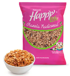 GRANOLA TRADICIONAL HAPPY LIFE 250G