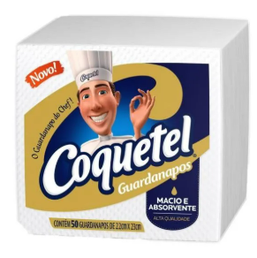GUARDANAPO COQUETEL 22X23CM 50UN