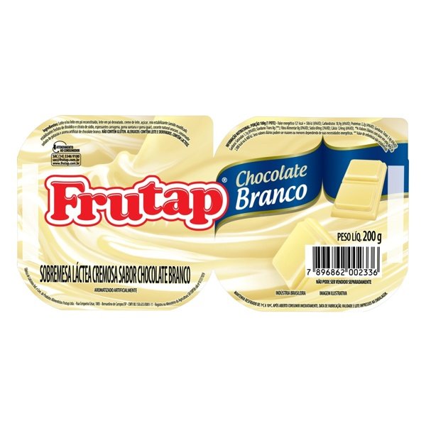 SOBREMESA FRUTAP BRANCO 180G
