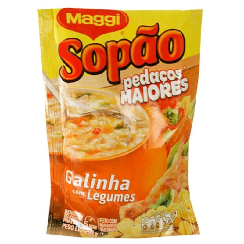 SOPAO MAGGI GALINHA C/LEGUMES 200G