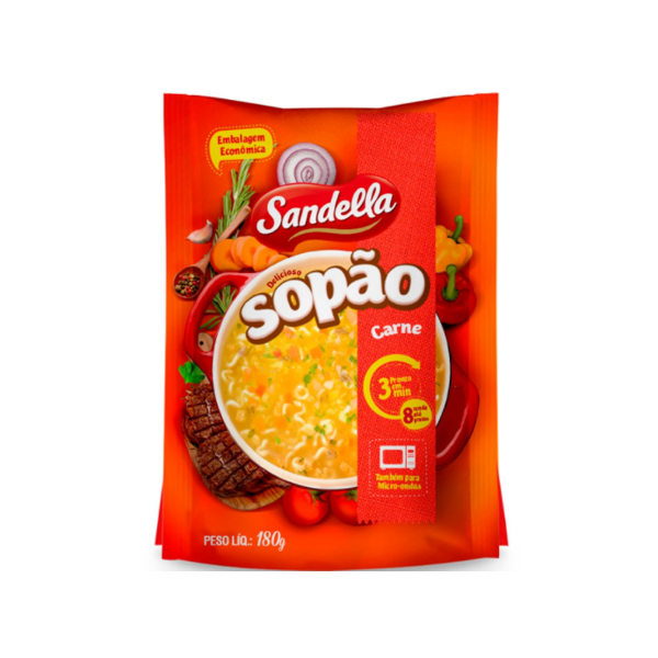 SOPAO SANDELLA CARNE C/LEGUMES 180G