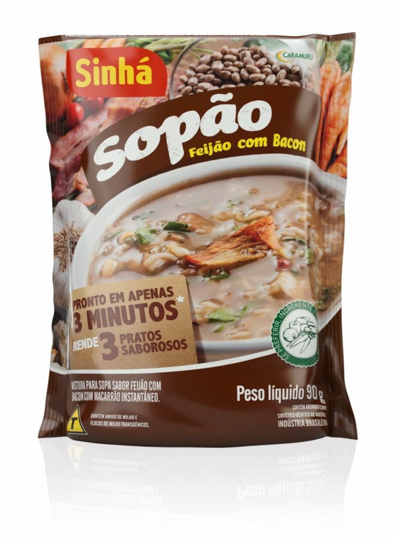 SOPAO SINHA FEIJAO C/BACON 90G