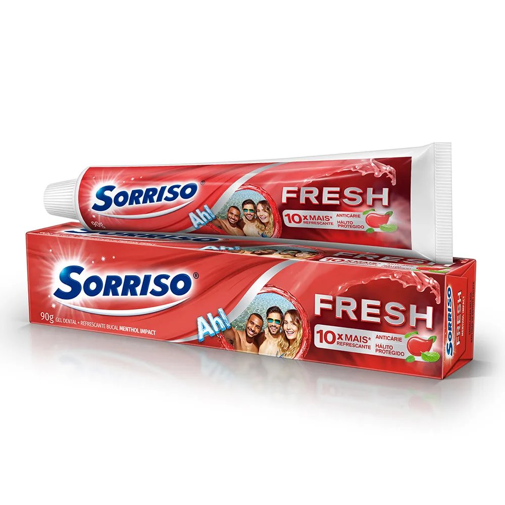 SORRISO FRESH GEL MENTHOL IMPACT 90G