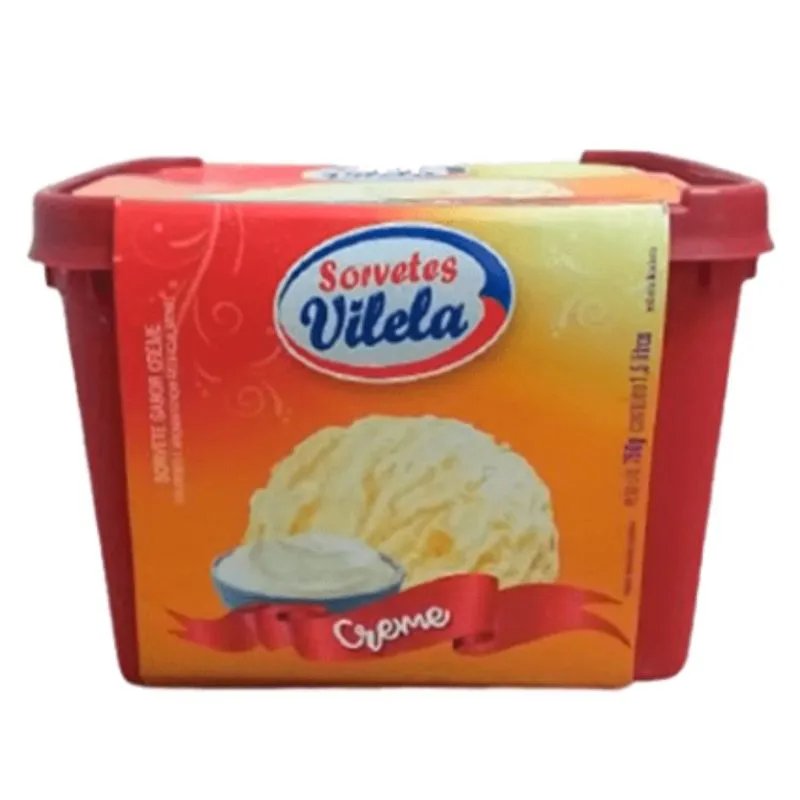 Sorvete Creme VILELA 1L