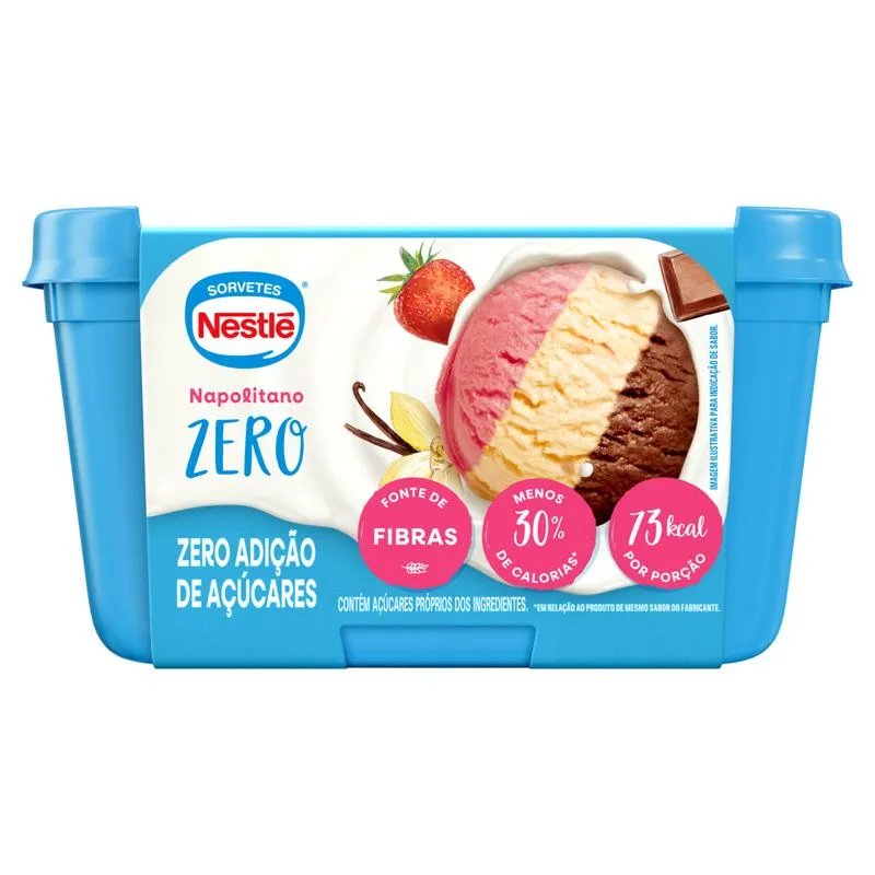 SORVETE NAPOLITANO FLOCOS NESTLE 1.5L