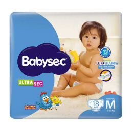 FRALDA BABYSEC JUMBINHO M 18UN