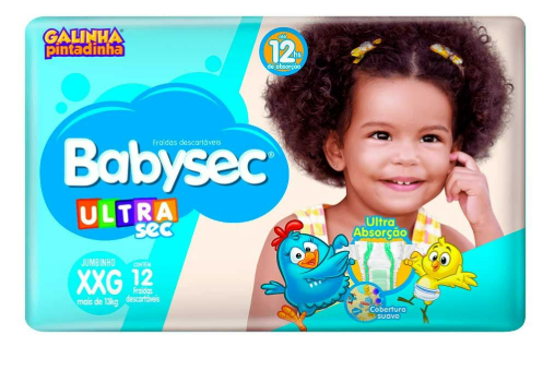 FRALDA BABYSEC JUMBINHO XXG 12UN