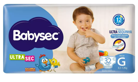 FRALDA BABYSEC MEGA G 32UN