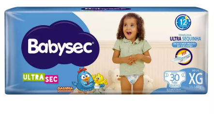 FRALDA BABYSEC MEGA XG 30UN