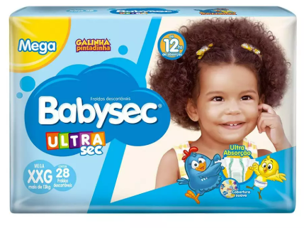 FRALDA BABYSEC MEGA XXG 28UN