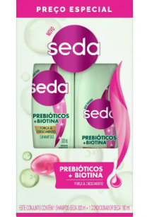 KIT SEDA SHAMP 300ML+COND 190ML BIOTINA