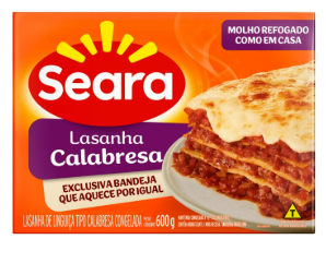 LASANHA DE CALABRESA SEARA 600G