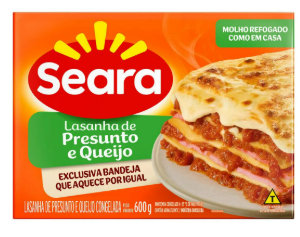 LASANHA PRESUNTO/QUEIJO SEARA 600G