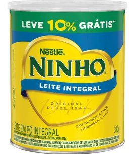 LEITE EM PO NINHO INTEGRAL 380G