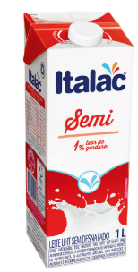 LEITE ITALAC SEMIDESNATADO 1L