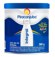 LEITE EM PO INTEGRAL PIRACANJUBA 380G