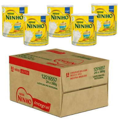 LEITE EM PO NINHO INTEGRAL INSTANTANEO 380G