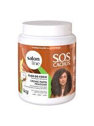 CREME PENTEAR SALON LINE SOS CACHOS COCO 1KG