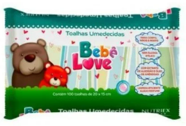 LENCO UMEDECIDO BEBE LOVE 40UN
