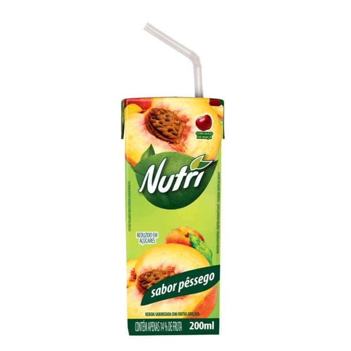 SUCO NUTRINECTAR PESSEGO 200ML