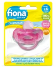 LILLO CHUPETA FIONA 100% SILICONEORTO SOFT T2 ROSA 1X1