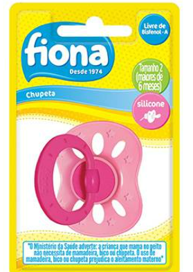 LILLO CHUPETA FIONA ORTO SILICONE EXTRA AIR T2 ROSA