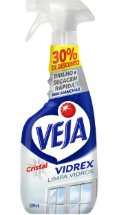 LIMPA VIDRO VEJA CRISTAL GATILHO 500ML
