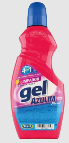 LIMPADOR GEL AZULIM FLORAL 500G