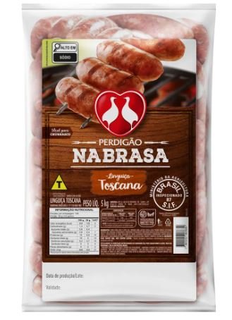 LINGUICA TOSCANA NABRASA PERDIGAO 1KG