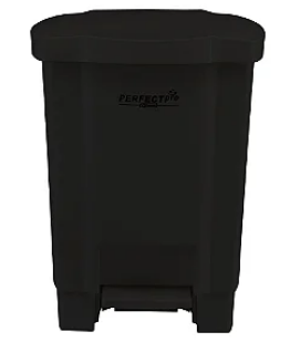 LIXEIRA PEDAL PRETA 17L