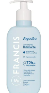 LOCAO FRANCIS ALGODAO 200ML