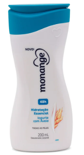 LOCAO MONANGE IOGURTE C/AVEIA 200ML
