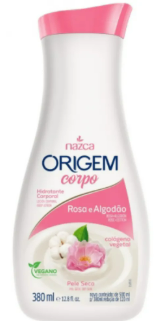 LOCAO ORIGEM ROSA E ALGODAO 380ML