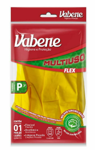 LUVA VABENE MULTI USO FLEX AMARELA P