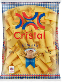MACARRAO CRISTAL RIGATONE 500G