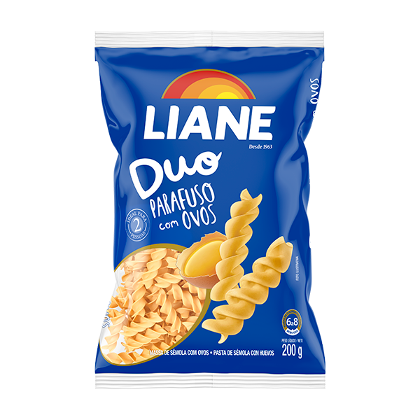 MACARRAO DUO PARAFUSO OVOS 200G